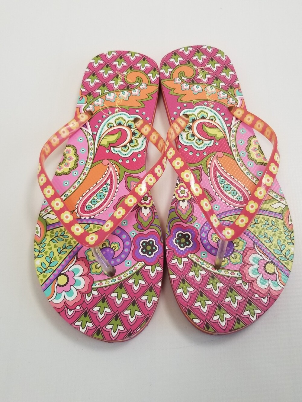 Vera Bradley Flip Flop Sandals Size Large 9-10 NWOT